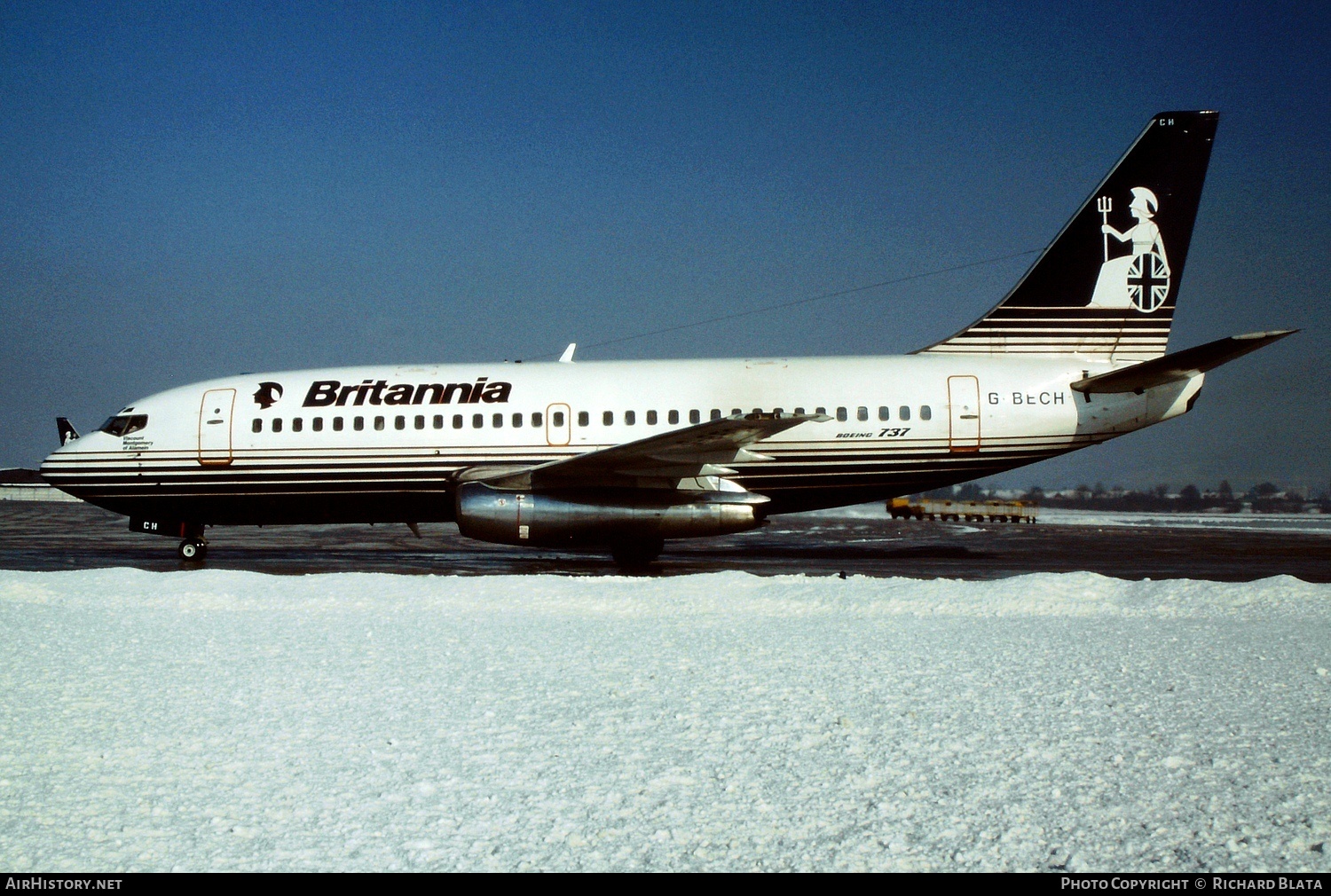 Aircraft Photo of G-BECH | Boeing 737-204/Adv | Britannia Airways | AirHistory.net #750159