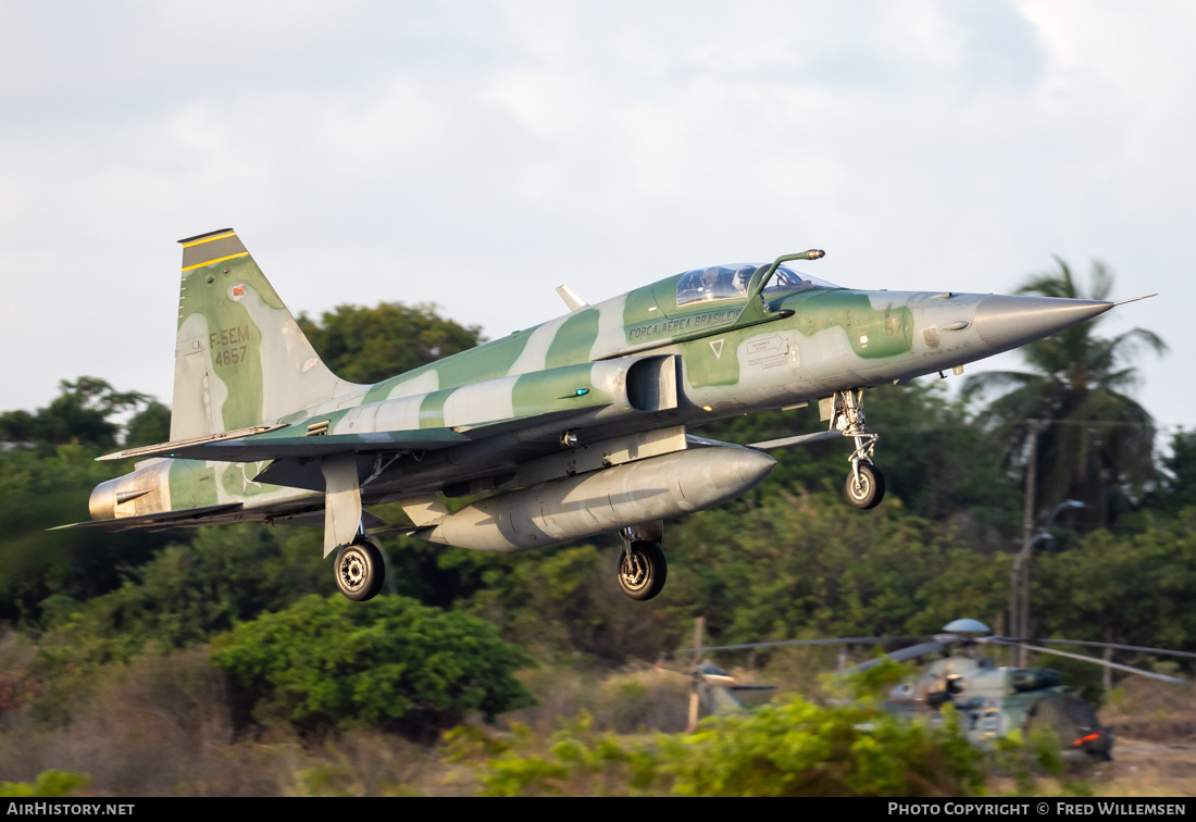 Aircraft Photo of 4857 | Northrop F-5EM Tiger II | Brazil - Air Force | AirHistory.net #750161