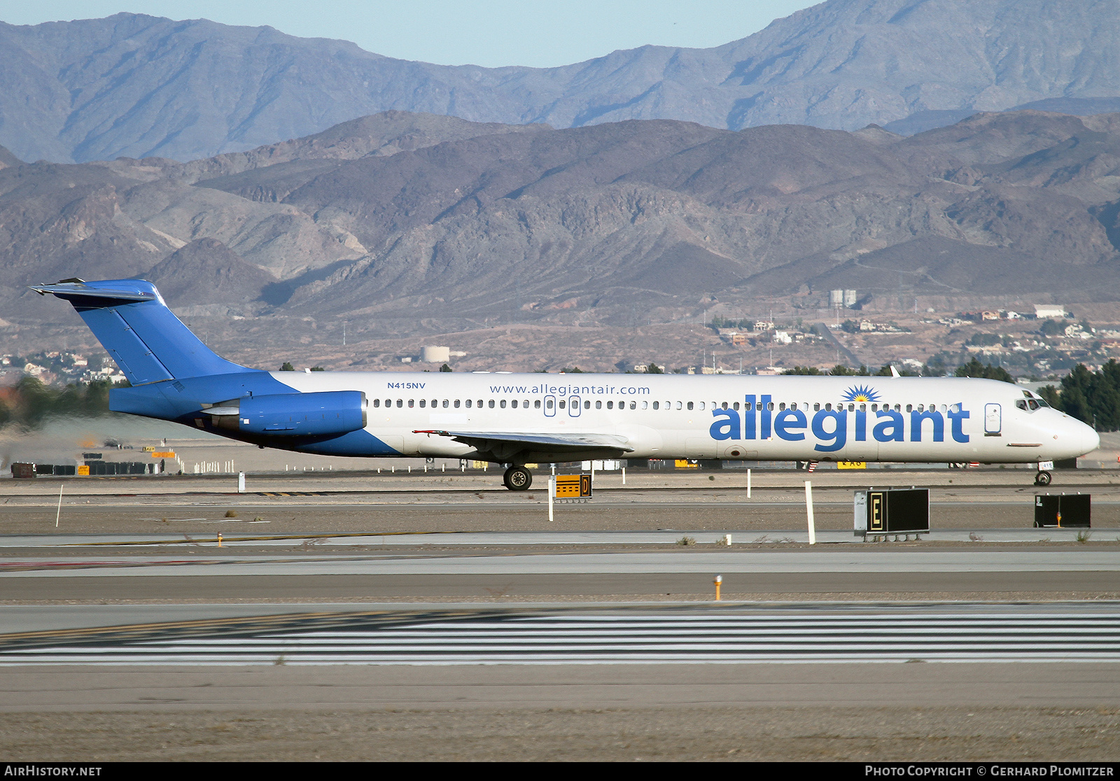 Aircraft Photo of N415NV | McDonnell Douglas MD-82 (DC-9-82) | Allegiant Air | AirHistory.net #750163