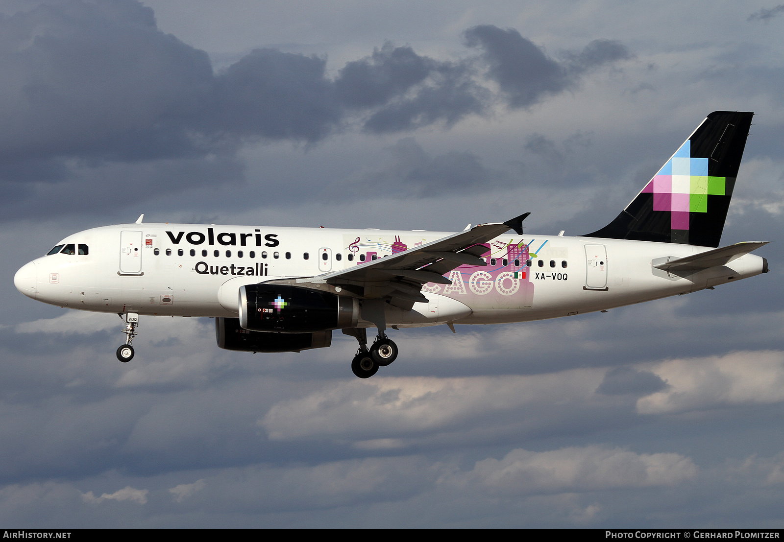 Aircraft Photo of XA-VOQ | Airbus A319-133 | Volaris | AirHistory.net #750166