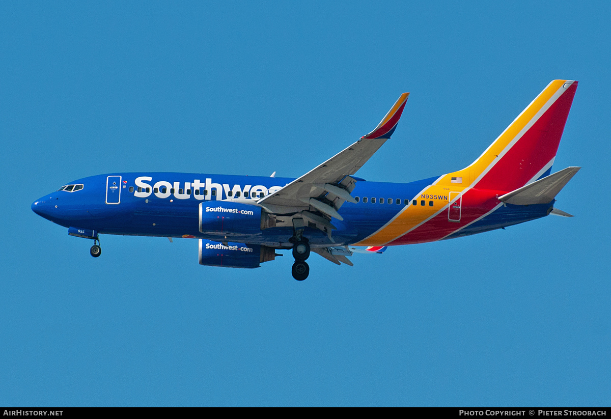 Aircraft Photo of N935WN | Boeing 737-7H4 | Southwest Airlines | AirHistory.net #750186
