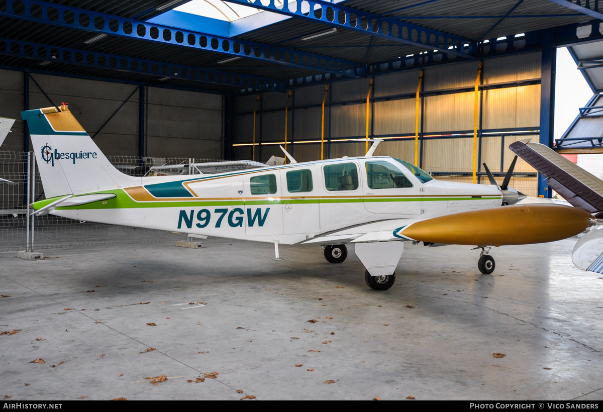 Aircraft Photo of N97GW | Beech 36 Bonanza 36 | AirHistory.net #750199