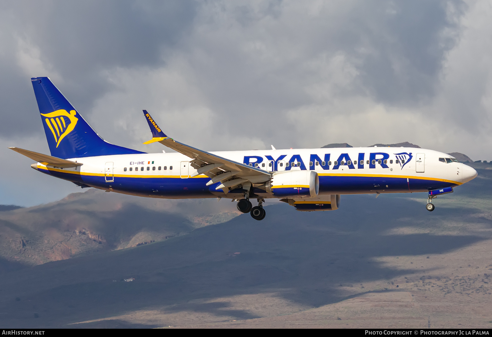 Aircraft Photo of EI-IHE | Boeing 737-8200 Max 200 | Ryanair | AirHistory.net #750220
