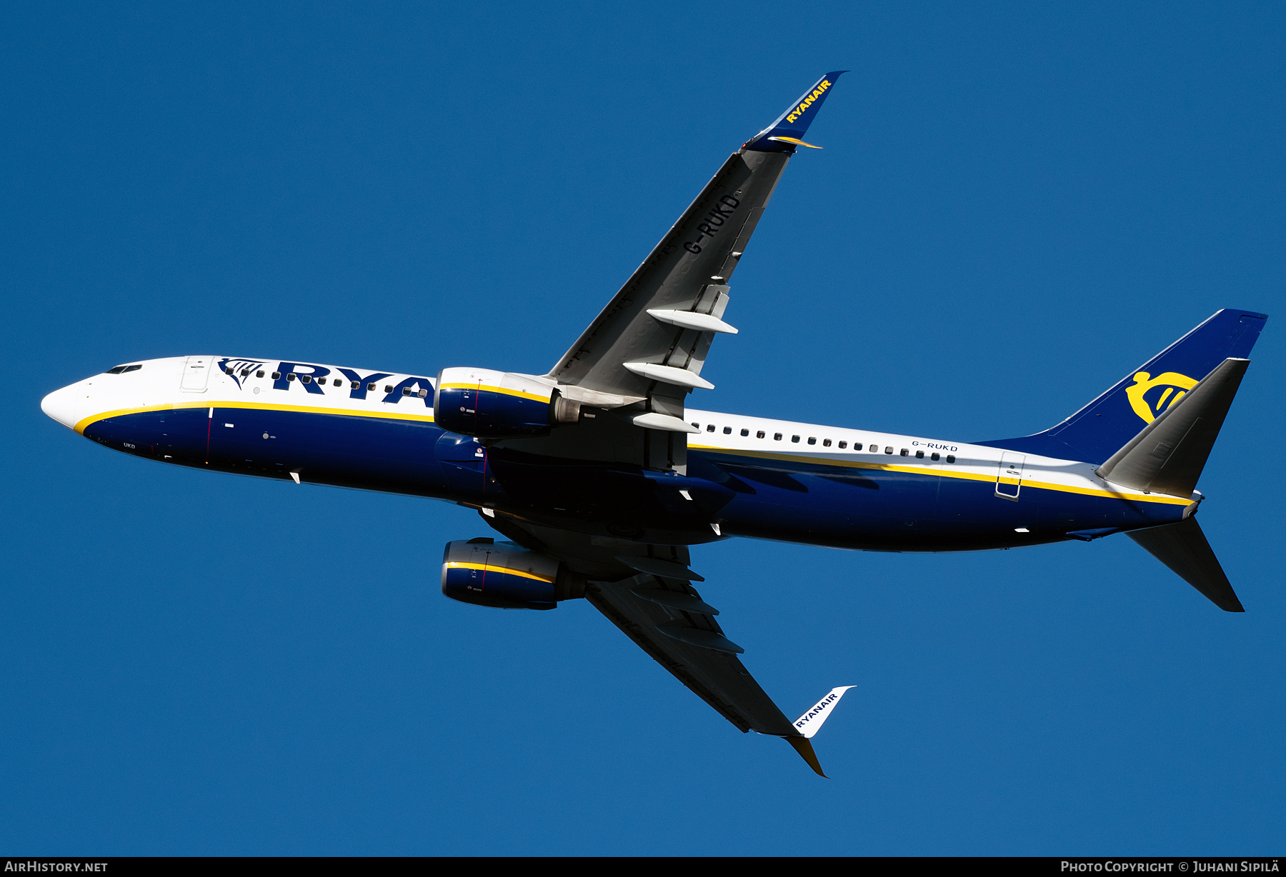 Aircraft Photo of G-RUKD | Boeing 737-8AS | Ryanair | AirHistory.net #750245