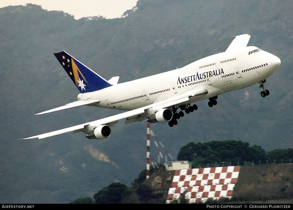 Aircraft Photo of VH-INK | Boeing 747-312 | Ansett Australia | AirHistory.net #750247