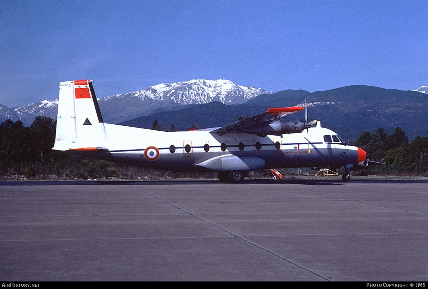 Aircraft Photo of 91 | Aerospatiale N-262D-51 Fregate | France - Air Force | AirHistory.net #750268