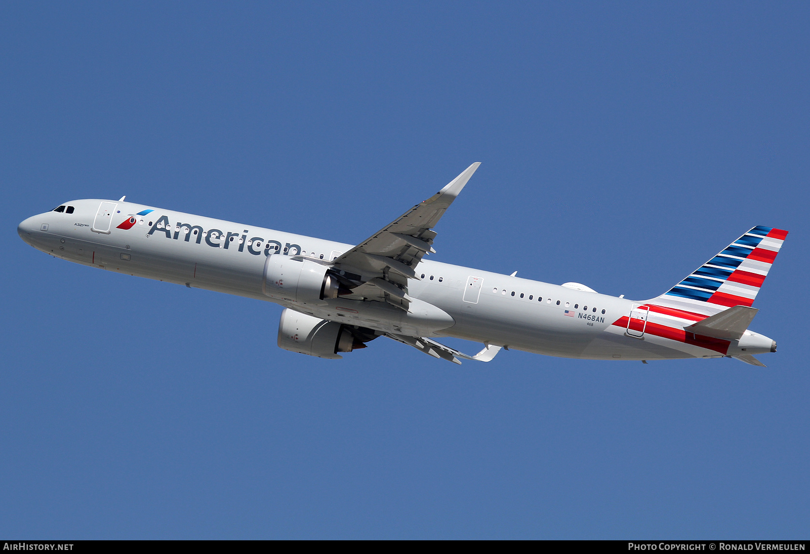 Aircraft Photo of N468AN | Airbus A321-253NX | American Airlines | AirHistory.net #750307