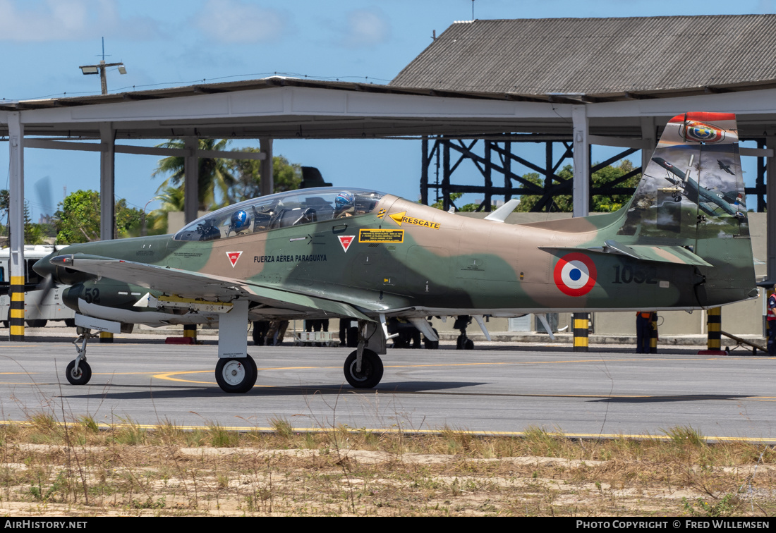 Aircraft Photo of 1052 | Embraer AT-27 Tucano | Paraguay - Air Force | AirHistory.net #750329