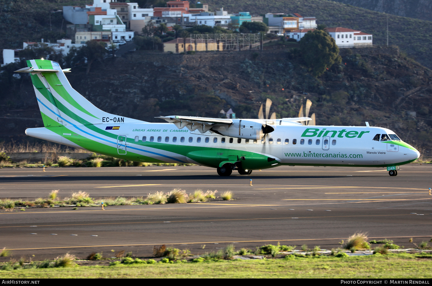 Aircraft Photo of EC-OAN | ATR ATR-72-600 (ATR-72-212A) | Binter Canarias | AirHistory.net #750386
