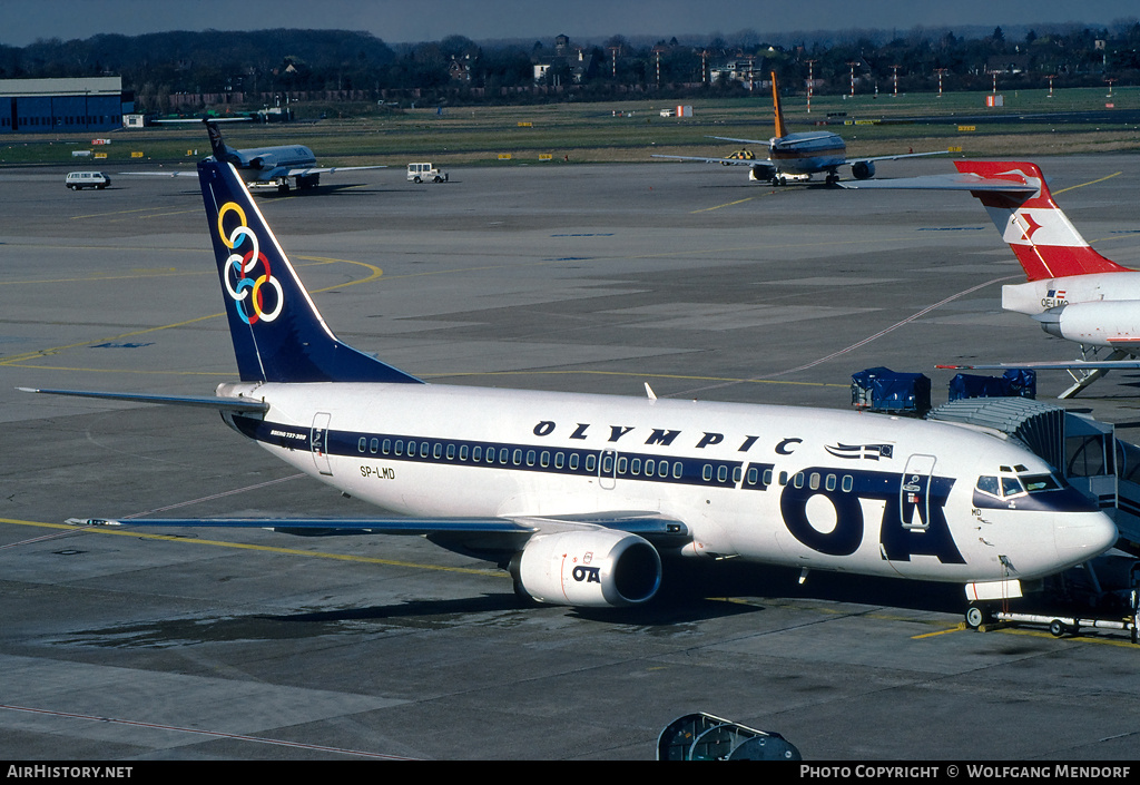 Aircraft Photo of SP-LMD | Boeing 737-36N | Olympic | AirHistory.net #750428