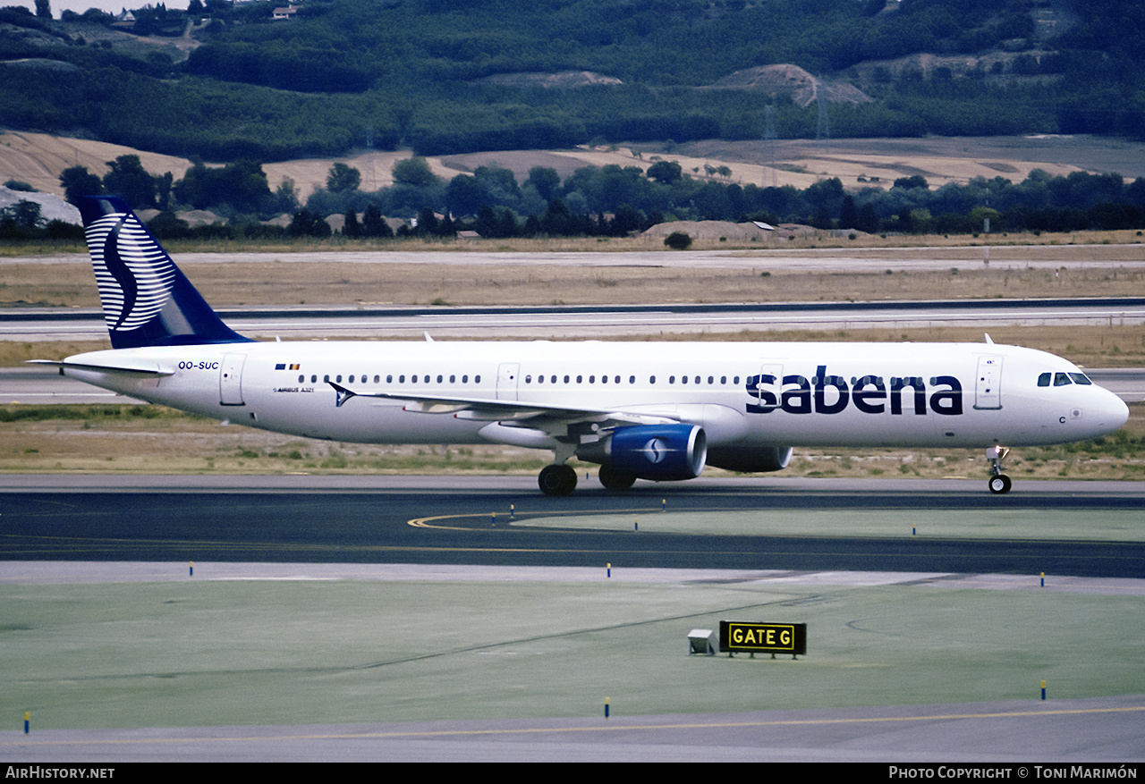 Aircraft Photo of OO-SUC | Airbus A321-211 | Sabena | AirHistory.net #750439