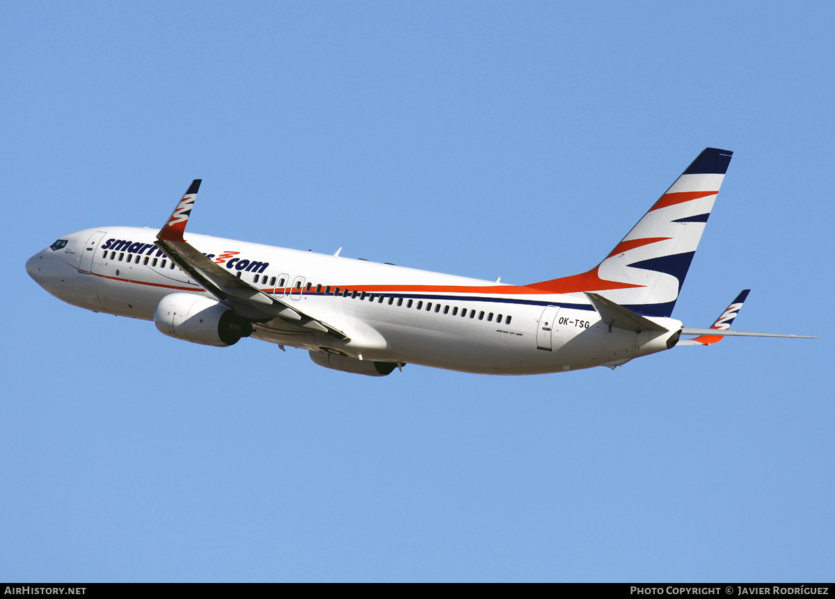 Aircraft Photo of OK-TSG | Boeing 737-82R | Smartwings | AirHistory.net #750450