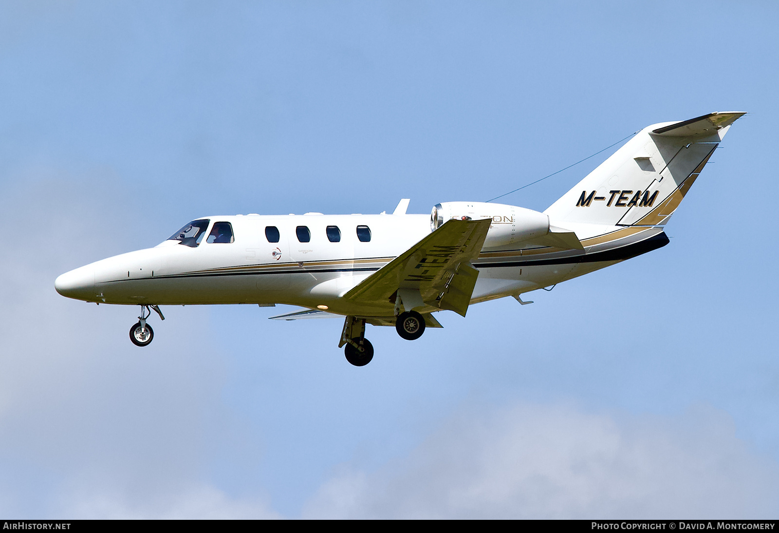 Aircraft Photo of M-TEAM | Cessna 525 CitationJet CJ1+ | AirHistory.net #750468