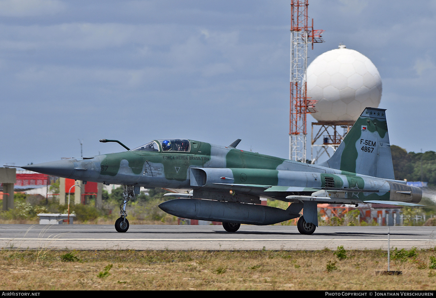 Aircraft Photo of 4867 | Northrop F-5EM Tiger II | Brazil - Air Force | AirHistory.net #750485