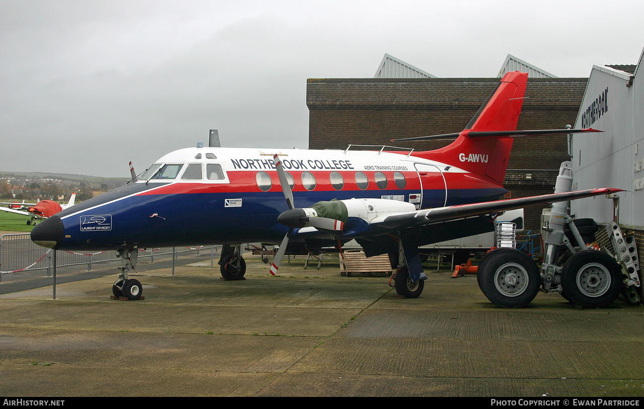 Aircraft Photo of G-AWVJ | Handley Page HP-137 Jetstream 1 | Northbrook College | AirHistory.net #750505
