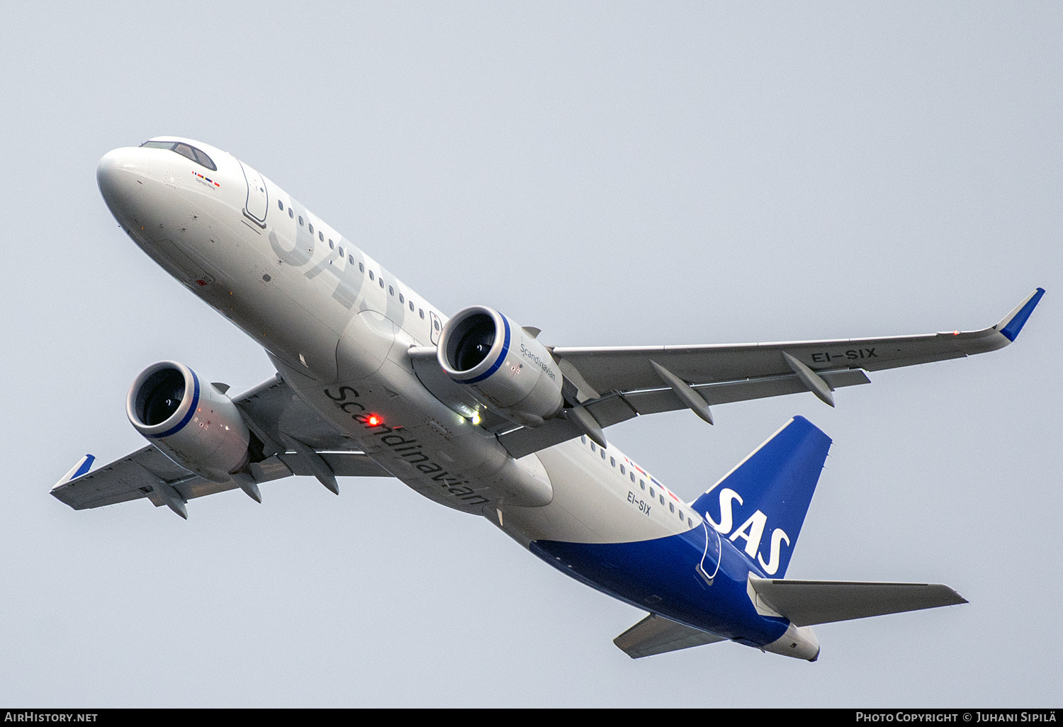 Aircraft Photo of EI-SIX | Airbus A320-251N | Scandinavian Airlines - SAS | AirHistory.net #750509
