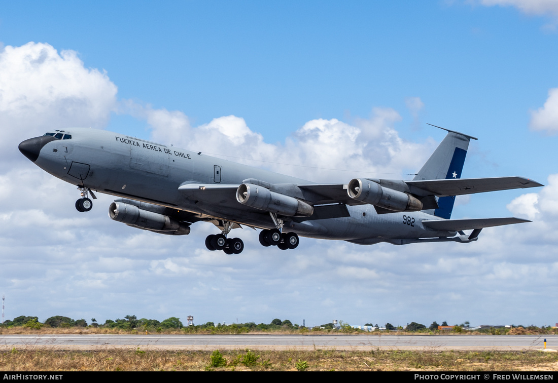 Aircraft Photo of 982 | Boeing KC-135E Stratotanker | Chile - Air Force | AirHistory.net #750524