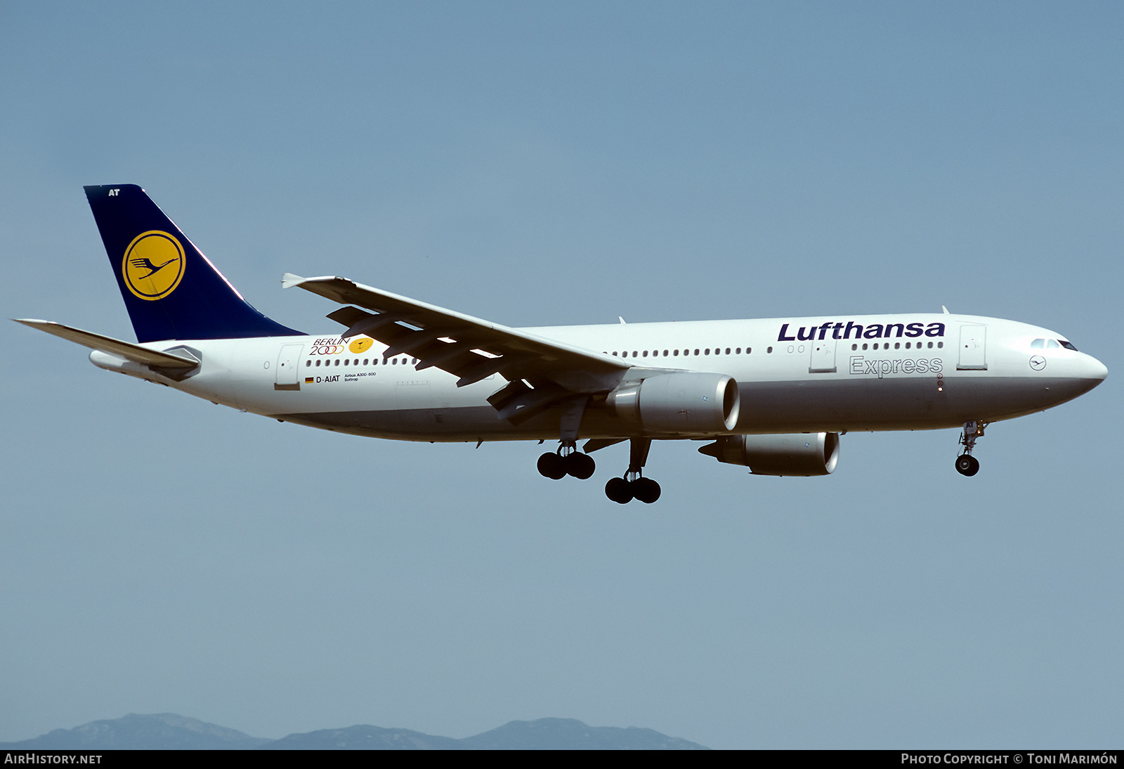 Aircraft Photo of D-AIAT | Airbus A300B4-603 | Lufthansa Express | AirHistory.net #750531