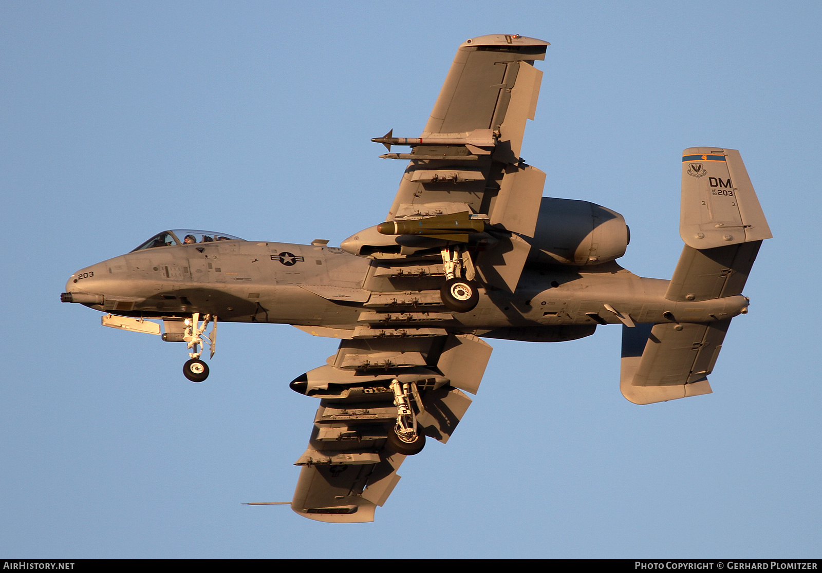 Aircraft Photo of 80-0203 / AF80-203 | Fairchild A-10A Thunderbolt II | USA - Air Force | AirHistory.net #750636
