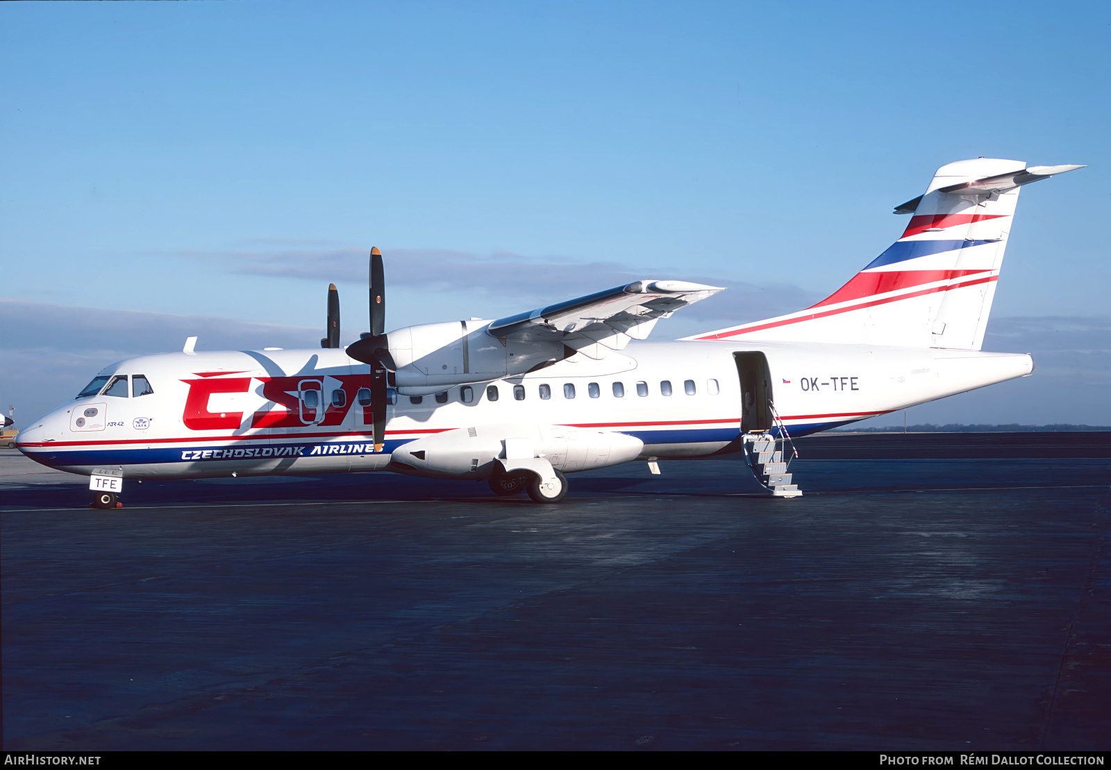 Aircraft Photo of OK-TFE | ATR ATR-42-300 | ČSA - Československé Aerolinie - Czechoslovak Airlines | AirHistory.net #750674