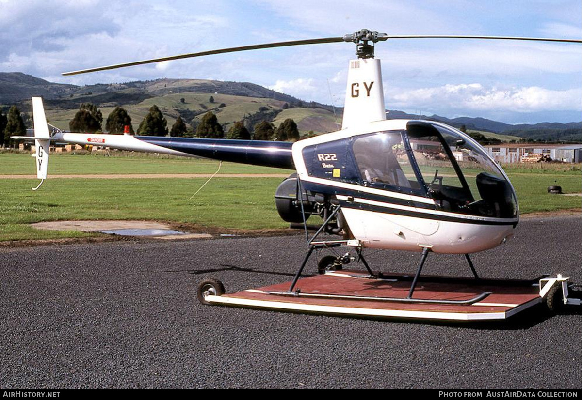 Aircraft Photo of ZK-HGY / GY | Robinson R-22 Beta | AirHistory.net #750676