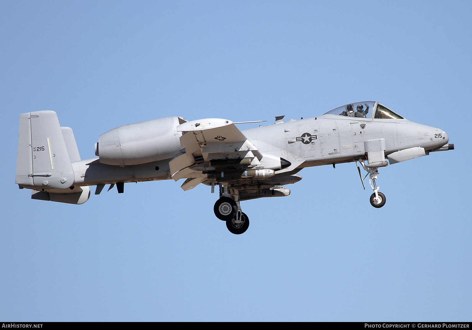Aircraft Photo of 80-0215 / AF80-215 | Fairchild A-10A Thunderbolt II | USA - Air Force | AirHistory.net #750691