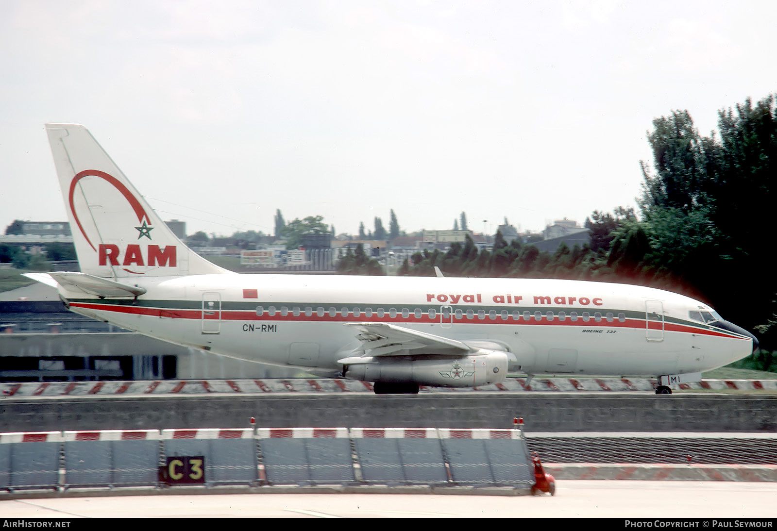 Aircraft Photo of CN-RMI | Boeing 737-2B6/Adv | Royal Air Maroc - RAM | AirHistory.net #750703