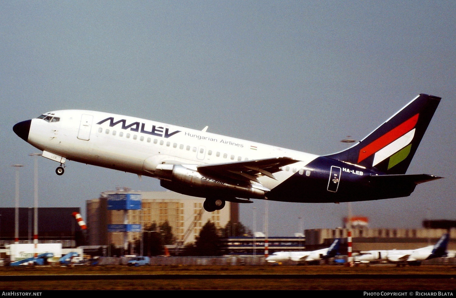 Aircraft Photo of HA-LEB | Boeing 737-2M8/Adv | Malév - Hungarian Airlines | AirHistory.net #750709