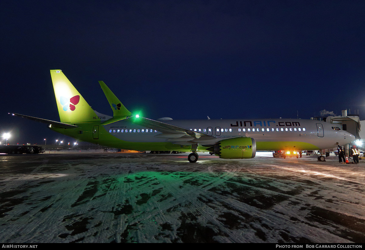 Aircraft Photo of HL7216 | Boeing 737-8 Max 8 | Jin Air | AirHistory.net #750730