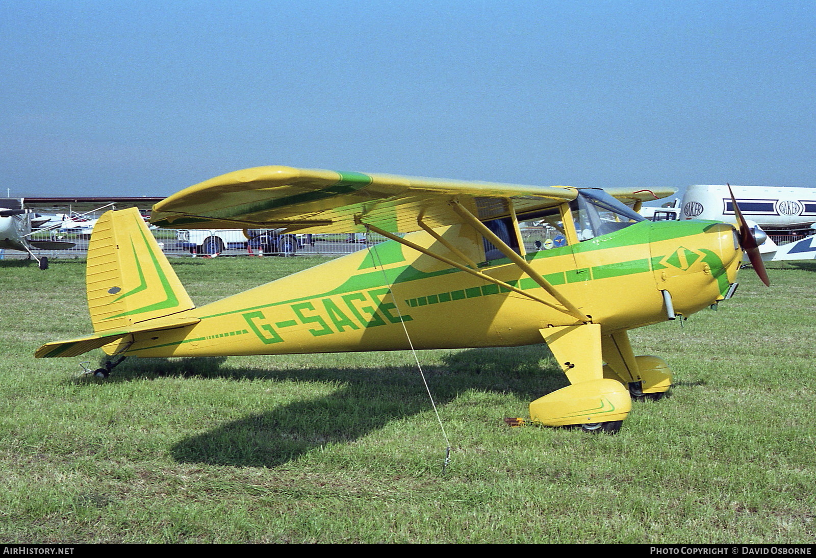Aircraft Photo of G-SAGE | Luscombe 8A Silvaire | AirHistory.net #750731