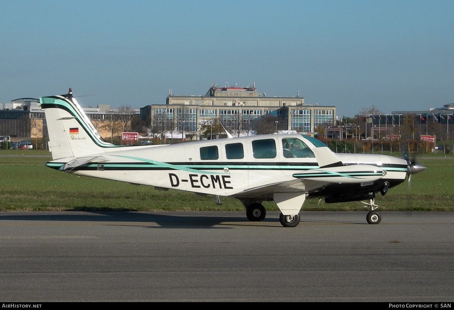 Aircraft Photo of D-ECME | Beech A36/Tradewinds Prop-Jet Bonanza | AirHistory.net #750755