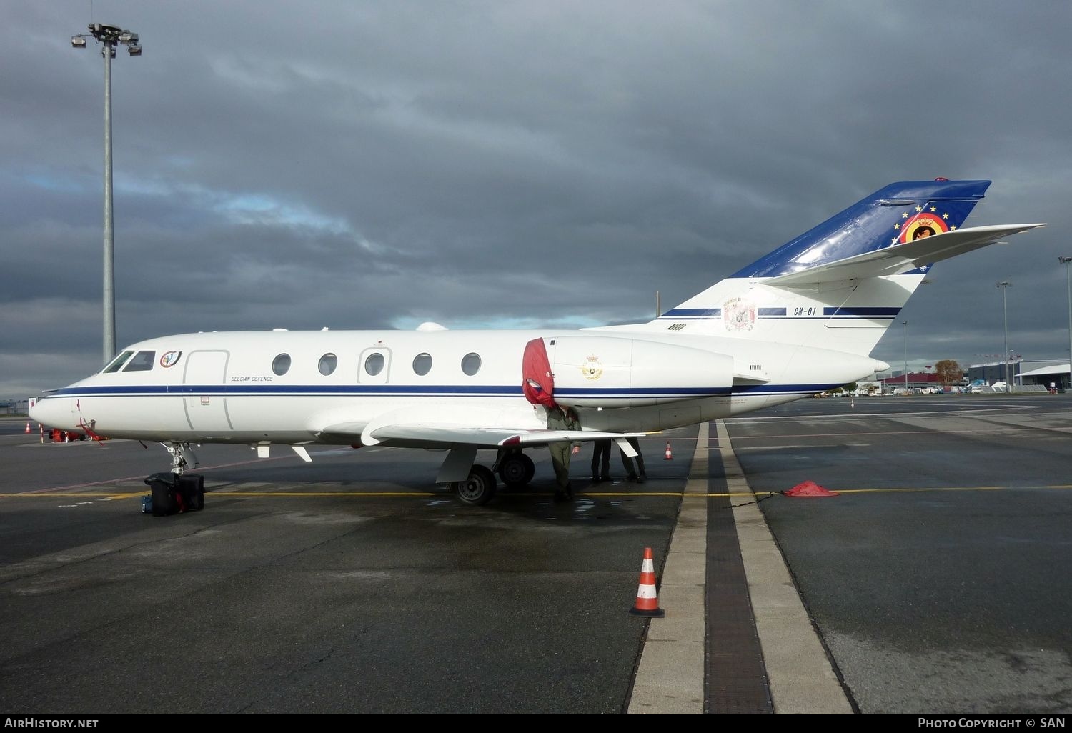 Aircraft Photo of CM-01 | Dassault Falcon 20E-5 | Belgium - Air Force | AirHistory.net #750793