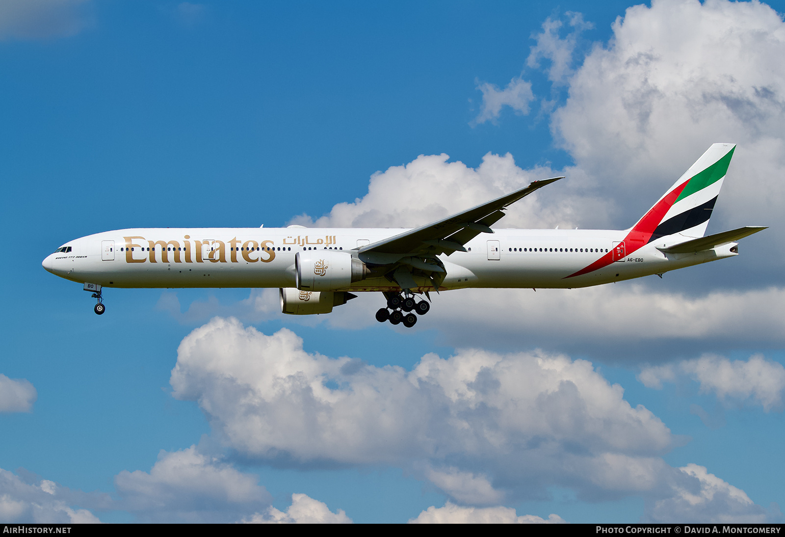 Aircraft Photo of A6-EBO | Boeing 777-36N/ER | Emirates | AirHistory.net #750818