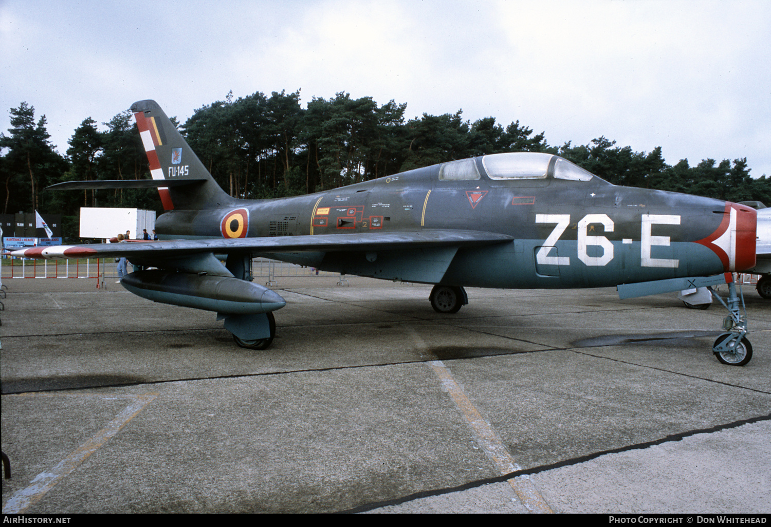 Aircraft Photo of FU-145 | Republic F-84F Thunderstreak | Belgium - Air Force | AirHistory.net #750822
