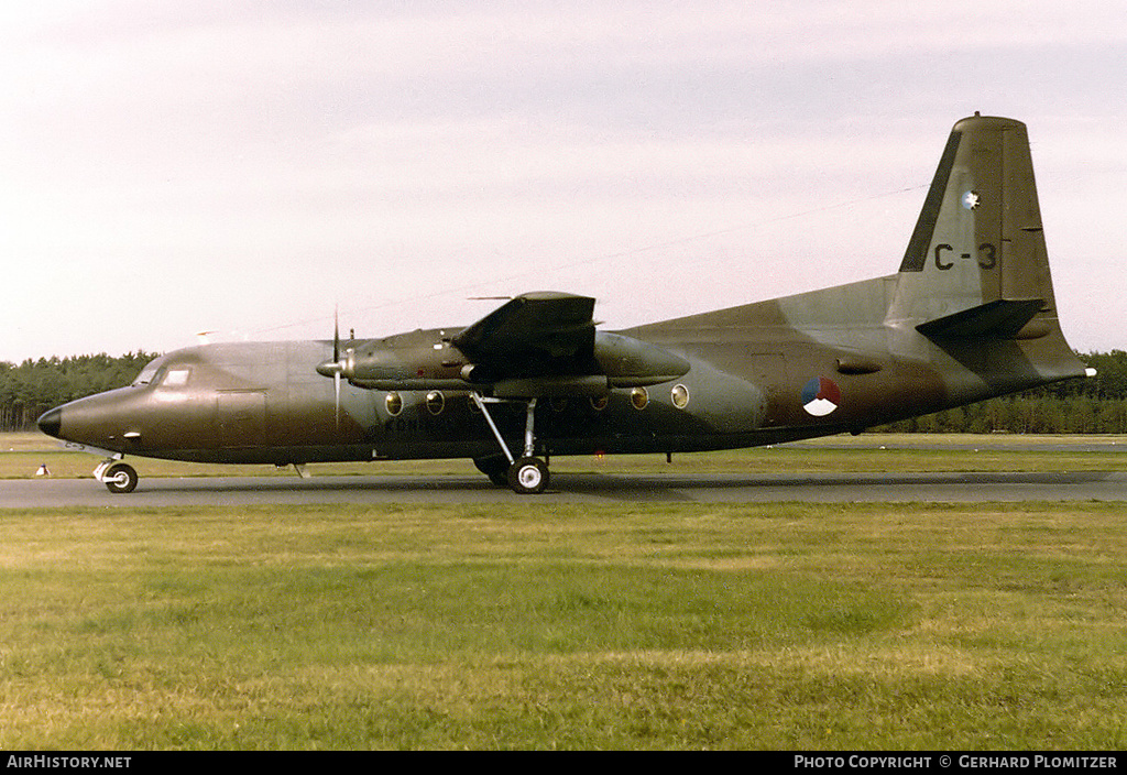Aircraft Photo of C-3 | Fokker F27-100 Friendship | Netherlands - Air Force | AirHistory.net #750872