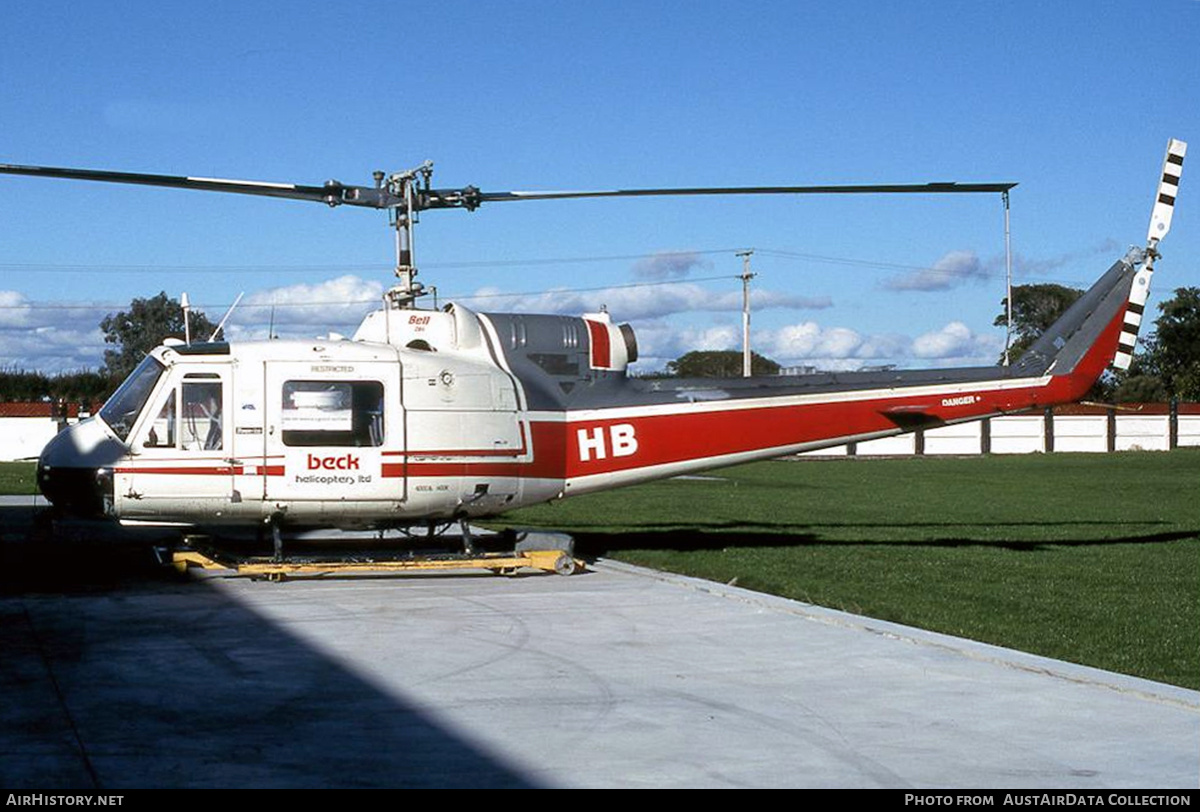 Aircraft Photo of ZK-HHB / HB | Bell UH-1B Iroquois | Beck Helicopters | AirHistory.net #750876