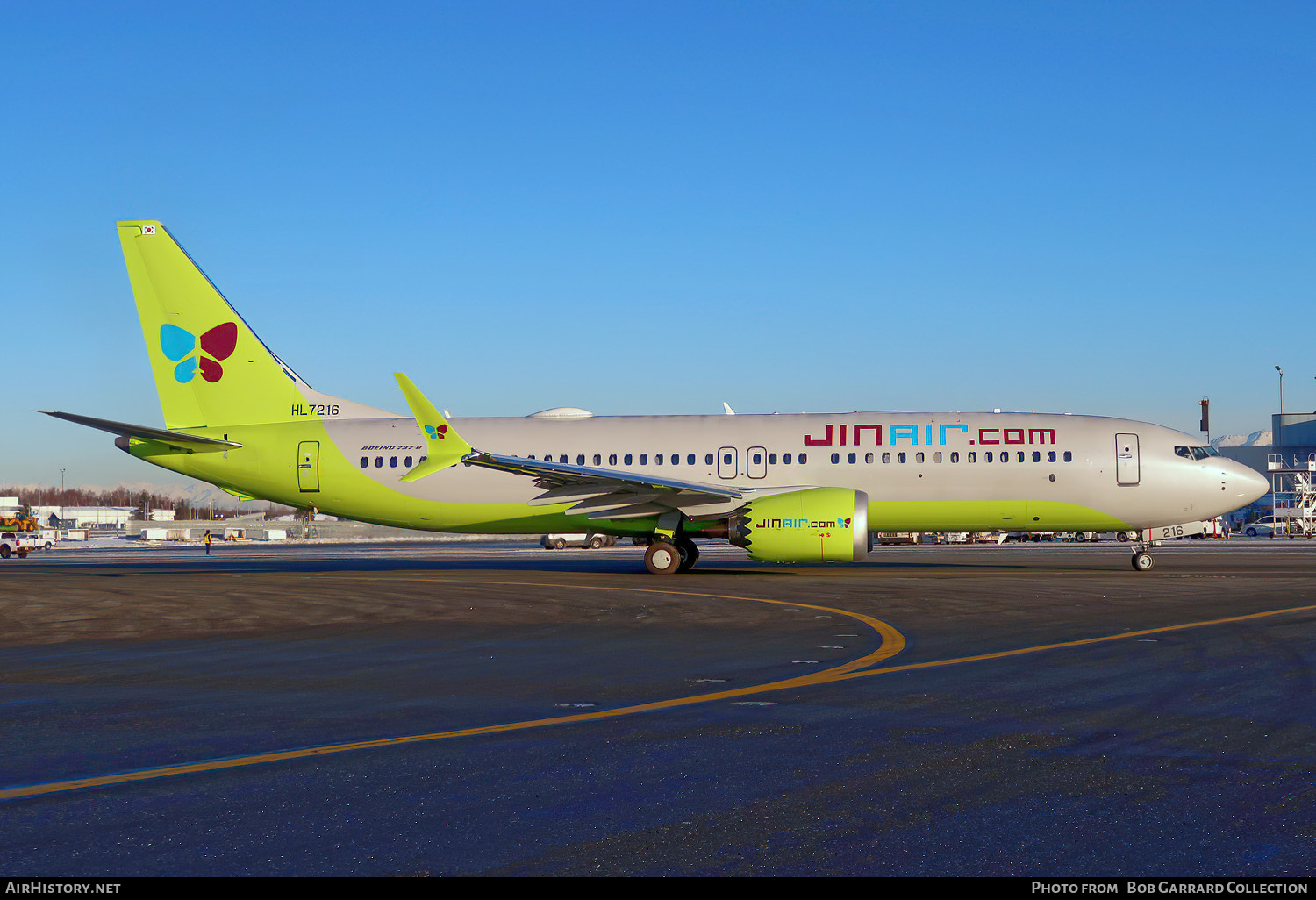 Aircraft Photo of HL7216 | Boeing 737-8 Max 8 | Jin Air | AirHistory.net #750909