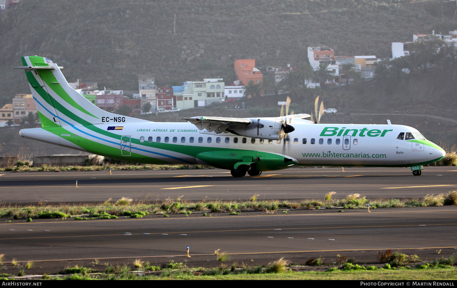 Aircraft Photo of EC-NSG | ATR ATR-72-600 (ATR-72-212A) | Binter Canarias | AirHistory.net #750919