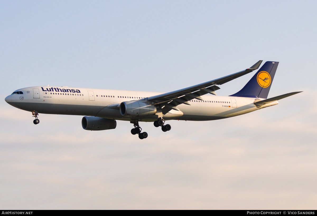 Aircraft Photo of D-AIKN | Airbus A330-343 | Lufthansa | AirHistory.net #750931