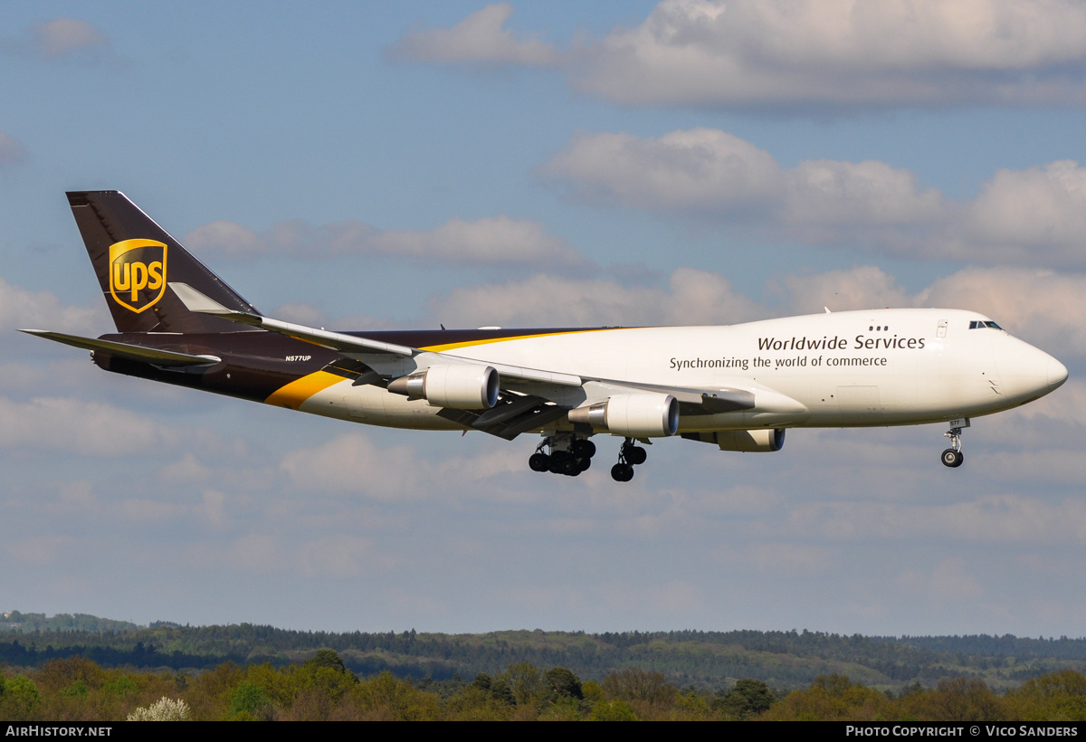 Aircraft Photo of N577UP | Boeing 747-44AF/SCD | United Parcel Service - UPS | AirHistory.net #750941
