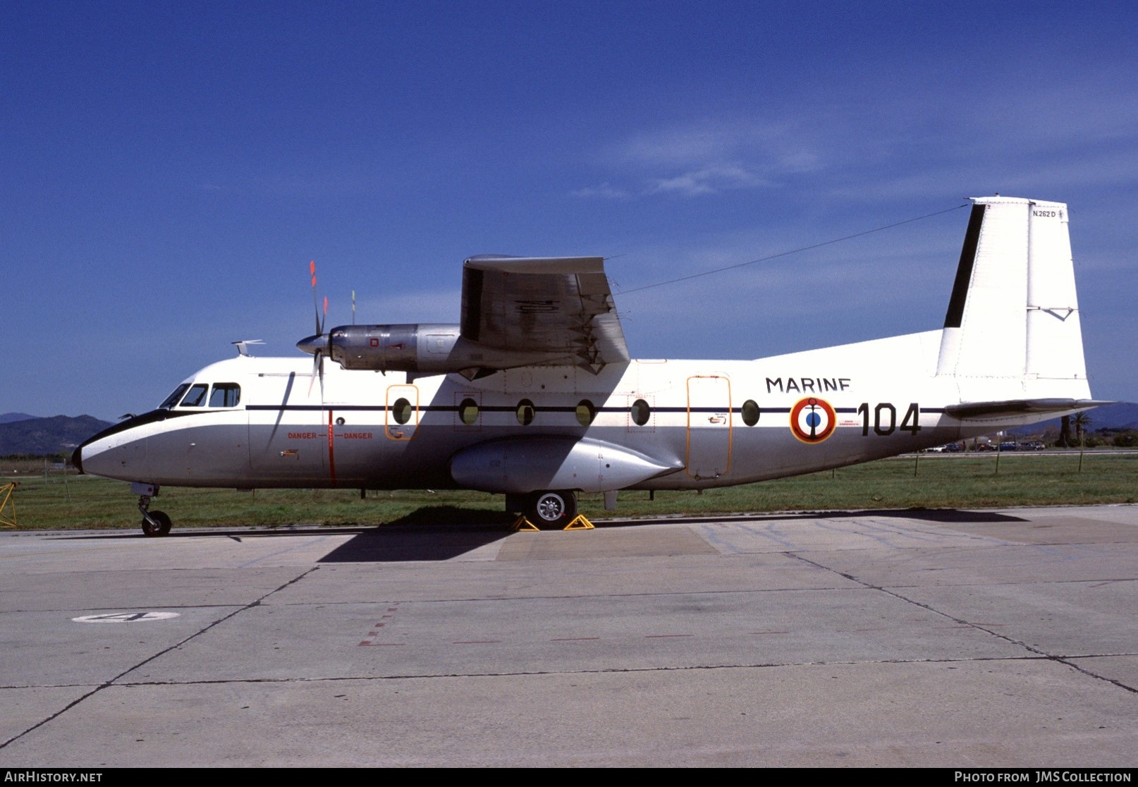 Aircraft Photo of 104 | Aerospatiale N-262C-67 Fregate | France - Navy | AirHistory.net #750950