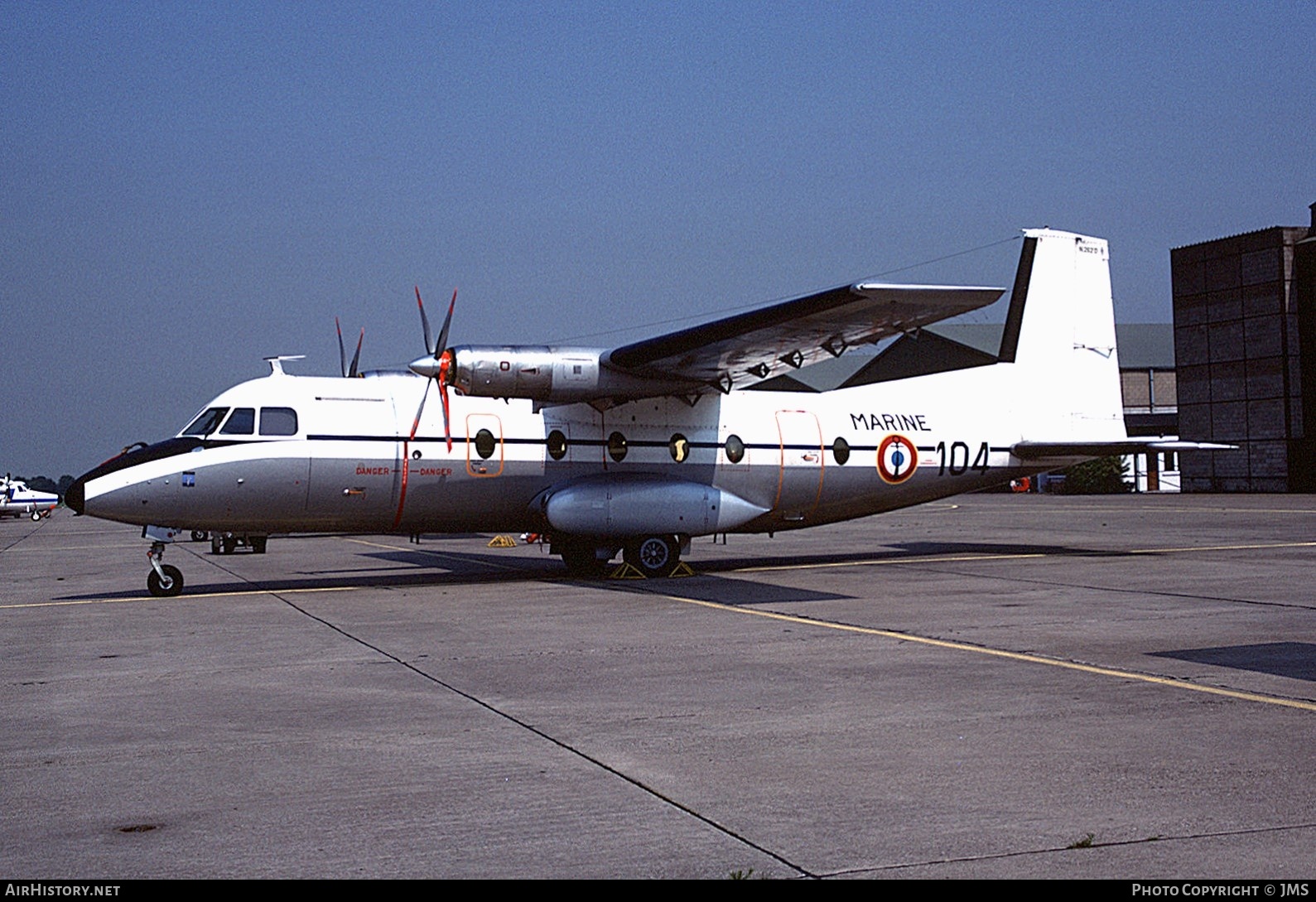 Aircraft Photo of 104 | Aerospatiale N-262C-67 Fregate | France - Navy | AirHistory.net #750955