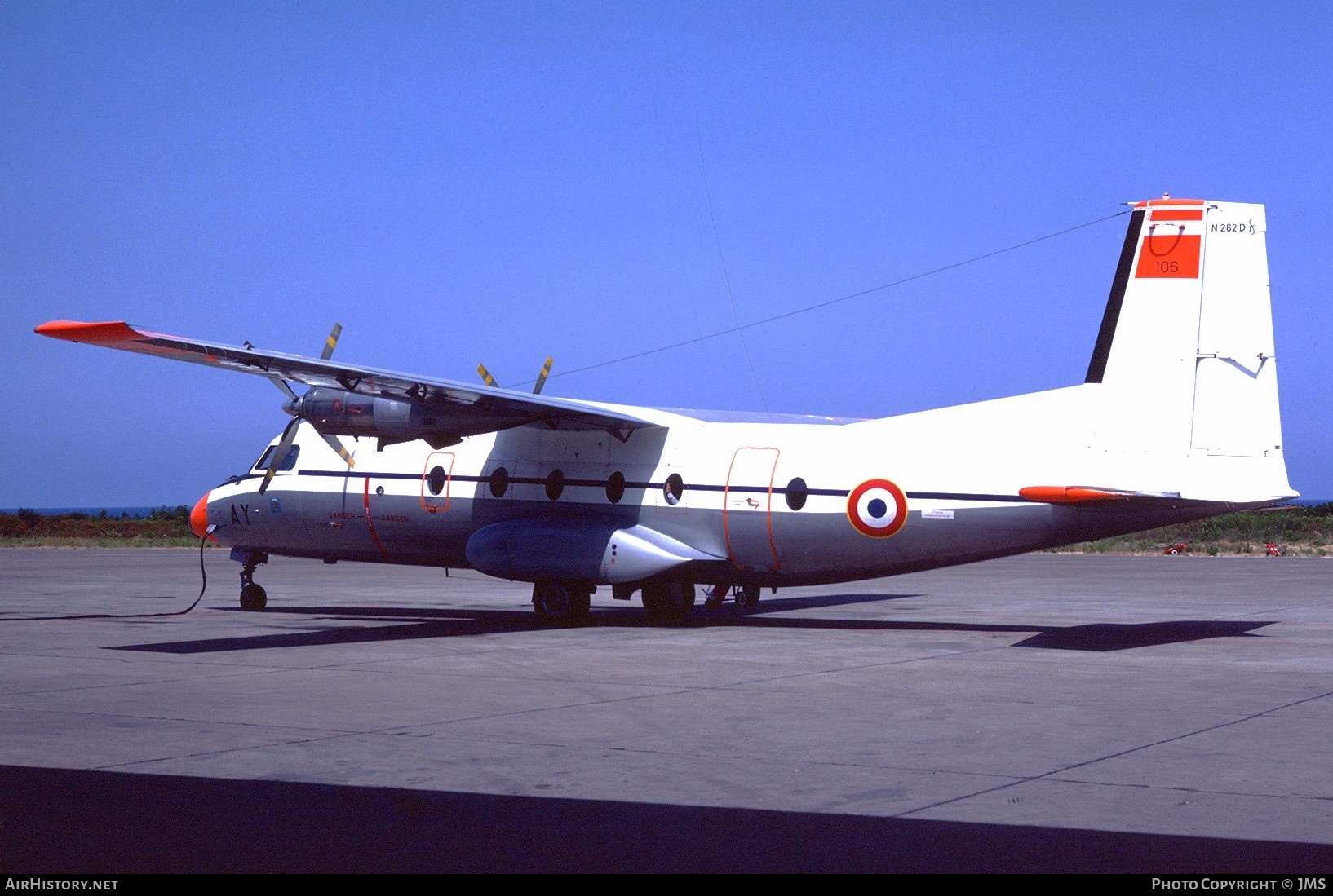 Aircraft Photo of 106 | Aerospatiale N-262D-51 Fregate | France - Air Force | AirHistory.net #750993