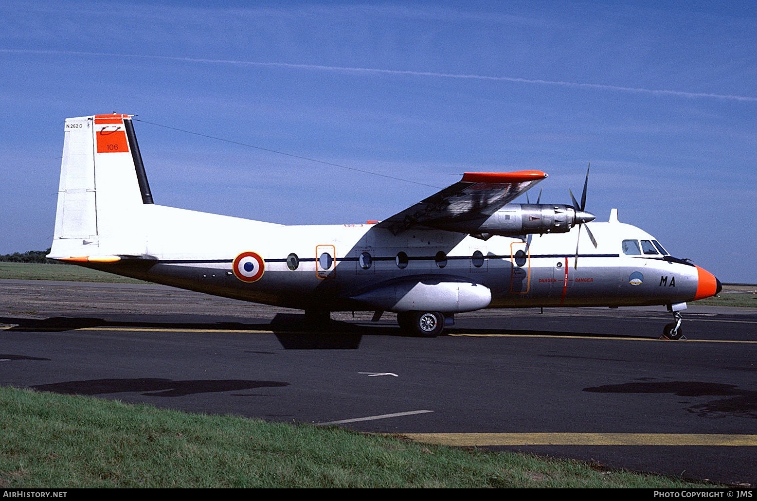 Aircraft Photo of 106 | Aerospatiale N-262D-51 Fregate | France - Air Force | AirHistory.net #751018