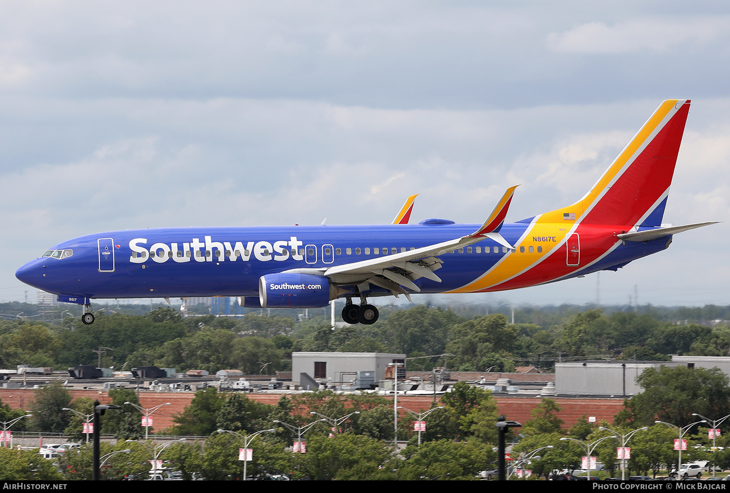 Aircraft Photo of N8617E | Boeing 737-8H4 | Southwest Airlines | AirHistory.net #751045