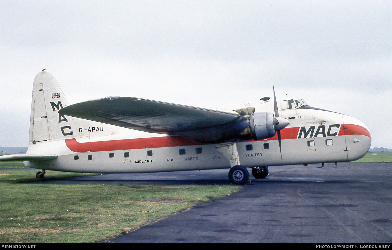 Aircraft Photo of G-APAU | Bristol 170 Freighter Mk32 | Midland Air Cargo - MAC | AirHistory.net #751085
