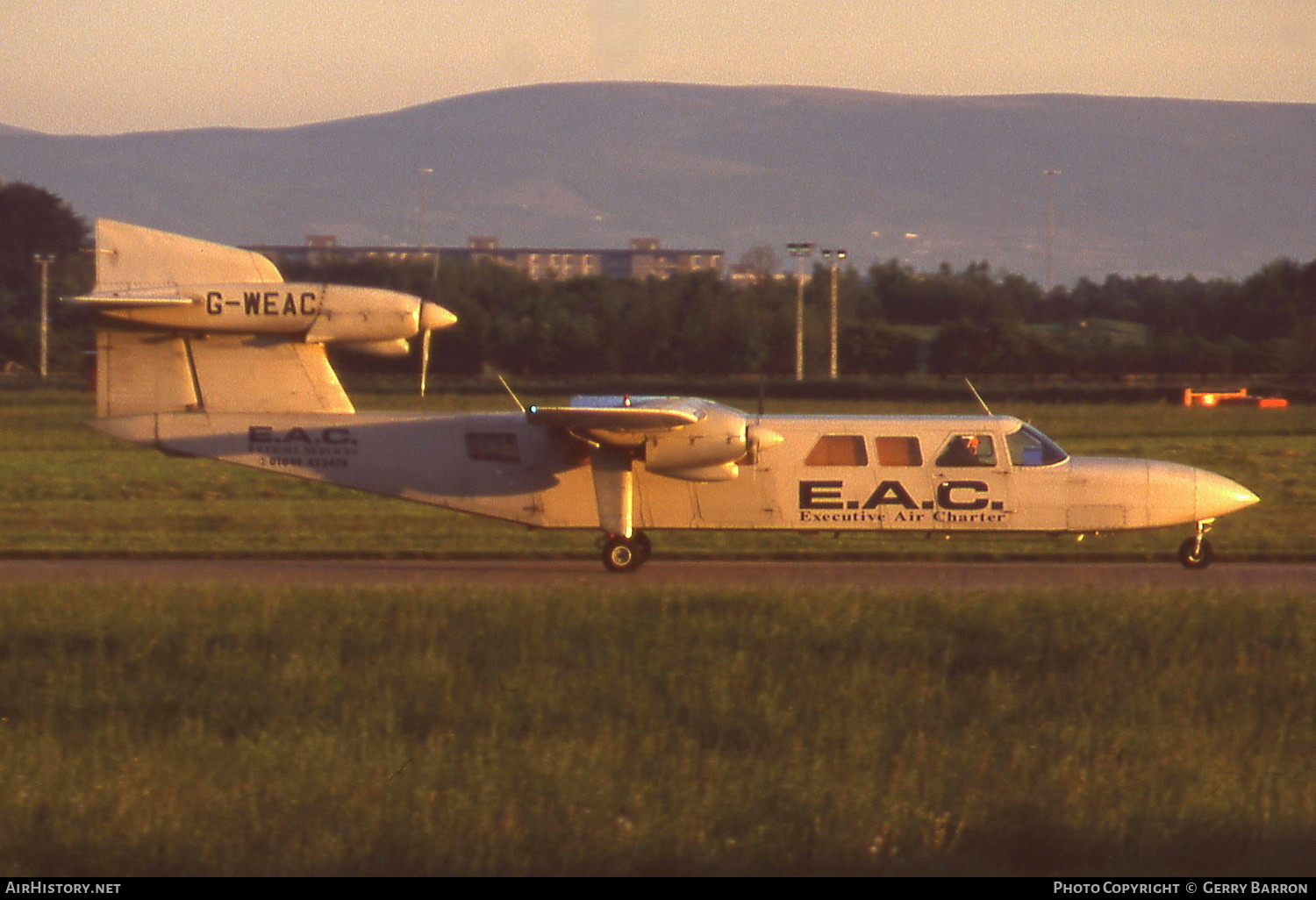 Aircraft Photo of G-WEAC | Britten-Norman BN-2A Mk.3 Trislander | Woodgate Executive Air Charter | AirHistory.net #751097