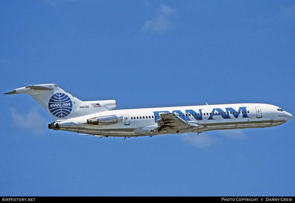 Aircraft Photo of N8839E | Boeing 727-225 | Pan American World Airways - Pan Am | AirHistory.net #751142