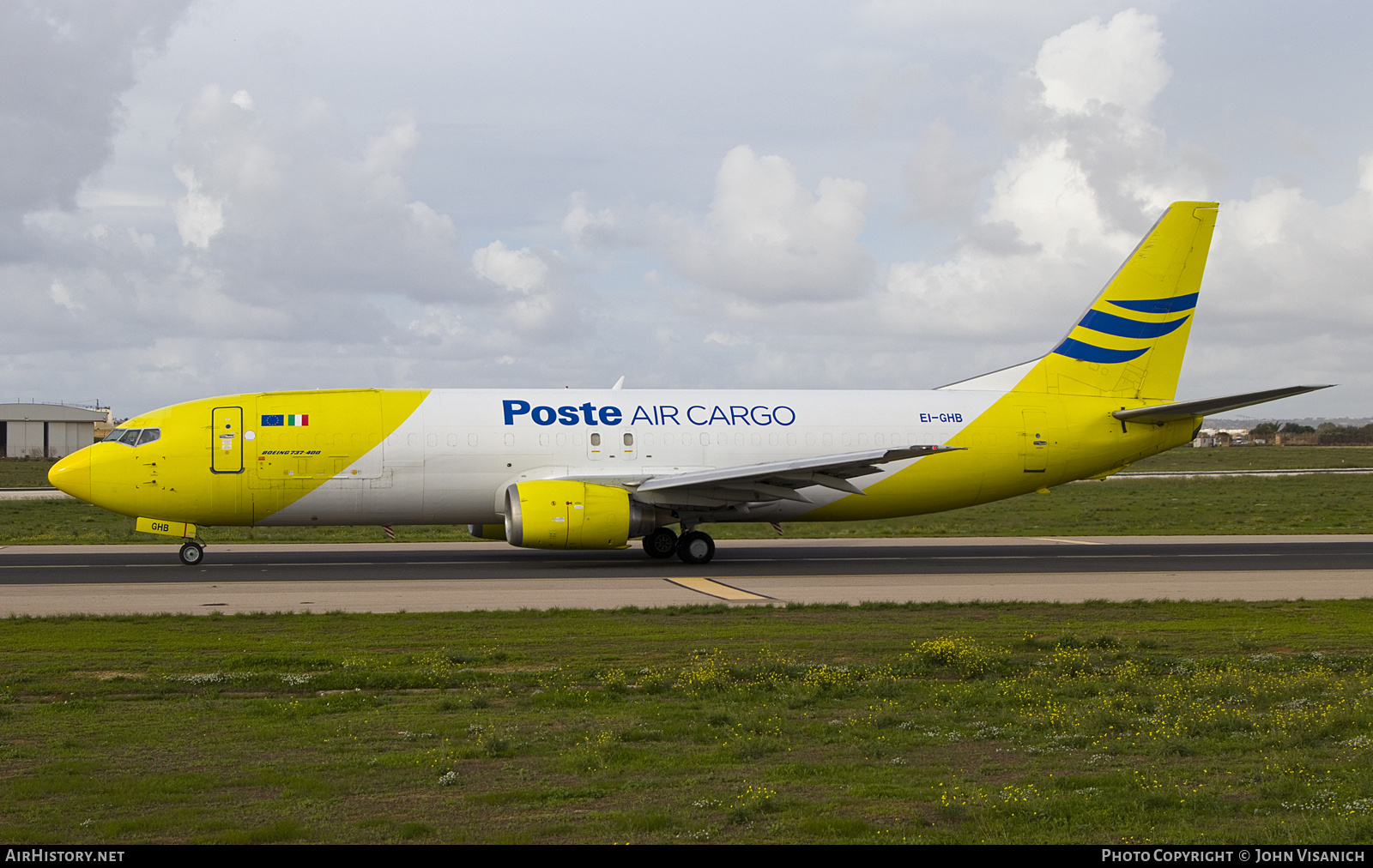Aircraft Photo of EI-GHB | Boeing 737-490(SF) | Poste Air Cargo | AirHistory.net #751200