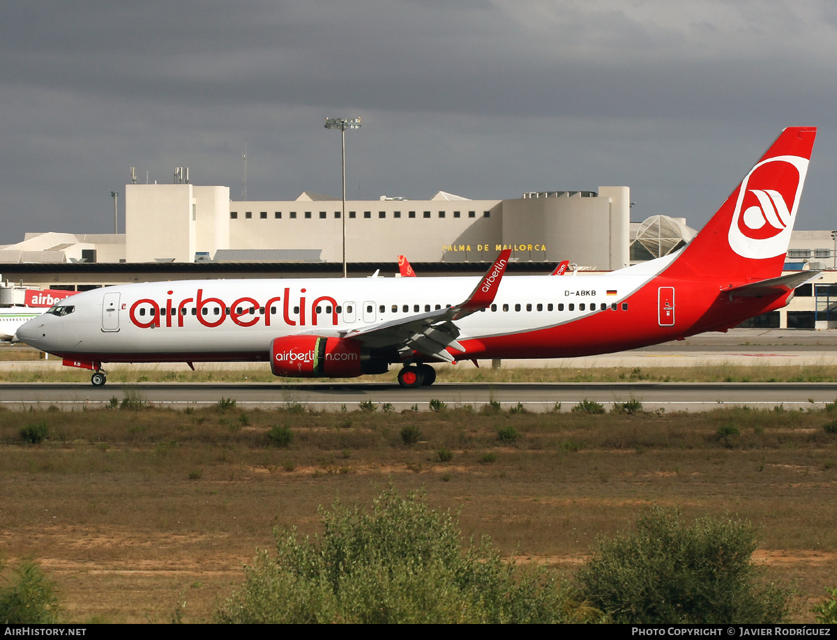 Aircraft Photo of D-ABKB | Boeing 737-86J | Air Berlin | AirHistory.net #751207